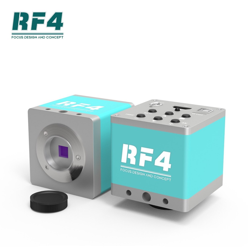 RF4 RF-4KC1 Pro HD 4K/1080P CCD caméra interrupteur manuel 3840*2160 Microscope
