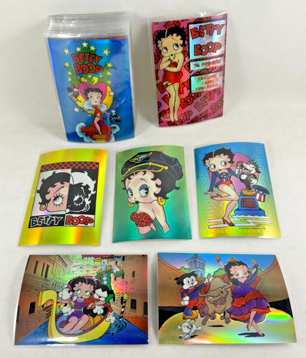 BETTY BOOP SERIES 1 (1996) Complete HOLOCHROME Parallel Sticker