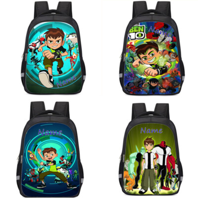 Ben 10 Personalised School Bag Backpack Boys Girls 13/16inch Rucksack  UK