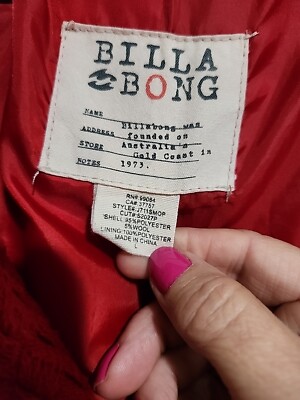 みんと Billa Bong Womens Red Coat Gently Preowned | eBay