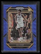 2023 Panini Prizm WNBA #120 Sika Koné Blue Wave