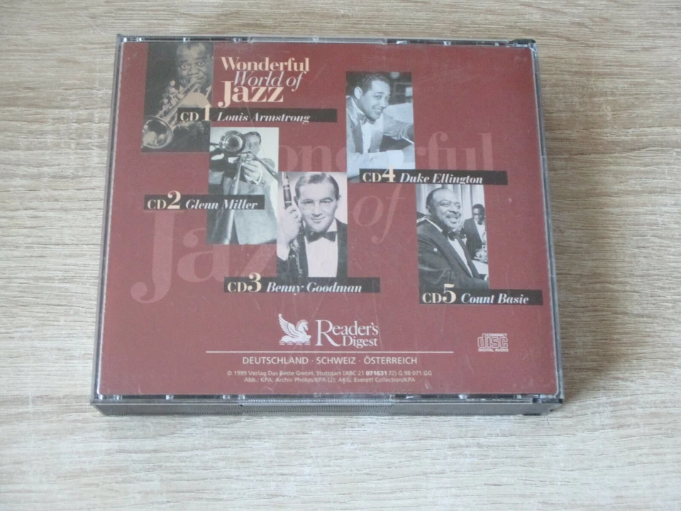 Wonderful World Of Jazz - Die Legenden Einer Großen Zeit 5 CD Box - Bild 2 von 2