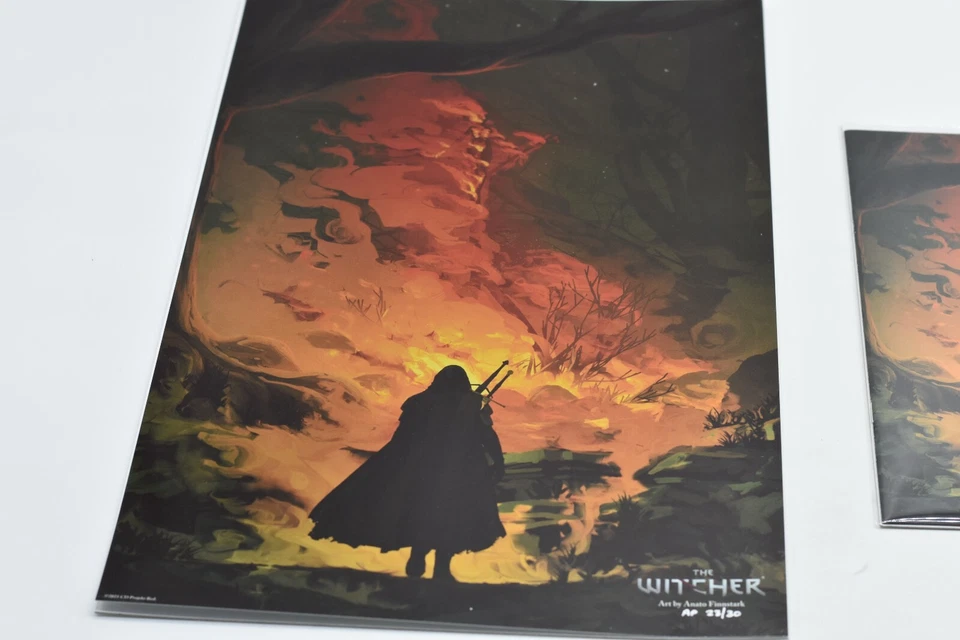 THE WITCHER: WITCH'S LAMENT #1 VARIANT COMIC BUNDLE Comic + Lithograph print A/P - Image 2 of 4