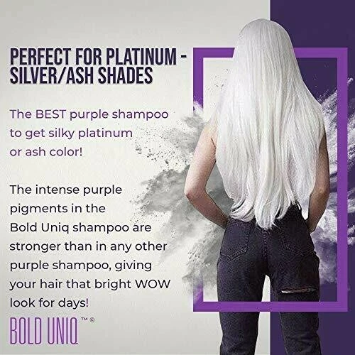 BOLD UNIQ Purple Shampoo ***Only  official BOLD UNIQ authorized Ebay Reseller*** - Image 4 of 4