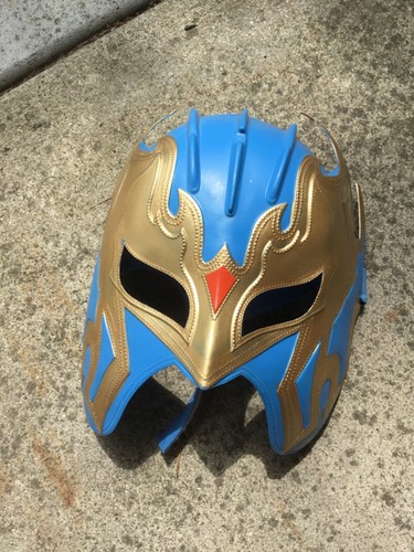 WWE Serie Kalisto Maske Blau Gold Mexikanische Wrestling Maske Luchador Halloween