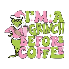 Direct To Film Transfer, Ready to Press, Iron on Transfer, DTF, Grinch