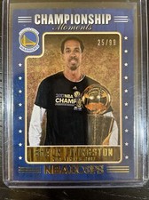 2017-18 Hoops Championship Moments #11 Shaun Livingston 25/99 Golden State - E