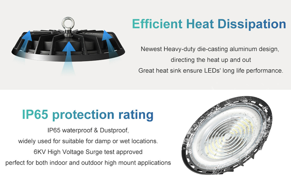 12Pcs UFO LED High Bay Light 300W Commercial Industrial Factory Gym Shop Light