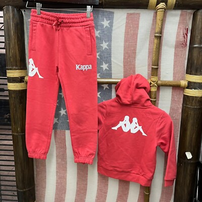 NWOT KAPPA 2 PIECE SET Hoodie & Trouser pant sweatpant suit pullover