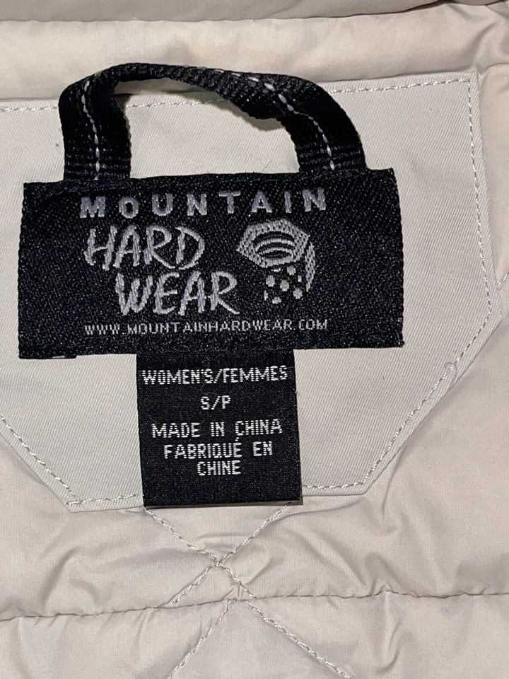 Women’s Parka Down Fill Hooded Jacket Mountain Hard Wear Size Small Coat. J815 - Image 4 of 4