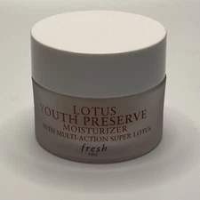 FRESH Lotus Youth Preserve Face Moisturizer Travel/Mini Size (0.23 oz) Brand New