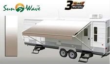 SunWave RV Awning Replacement Fabric 18' (Actual Width 17'2") Camel Fade