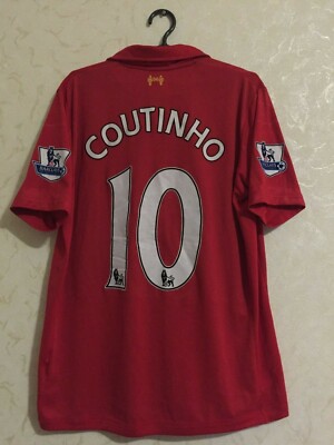 最終値下げ　激レア　リヴァプール COUTINHO 10番 ユニフォーム Rare Liverpool 2012-2013 home football shirt #10 Coutinho | eBay