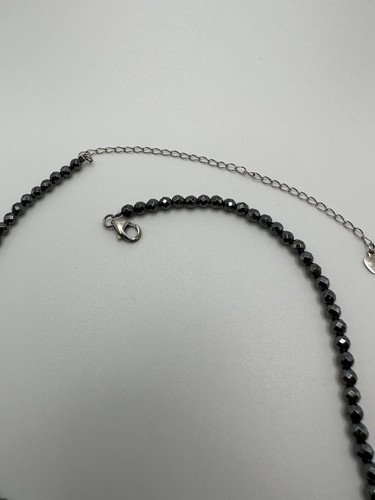 Collar de plata esterlina de 14,25" - 18,5" marcasita amatista hecho a mano artesanal NB5 - Imagen 10 de 12