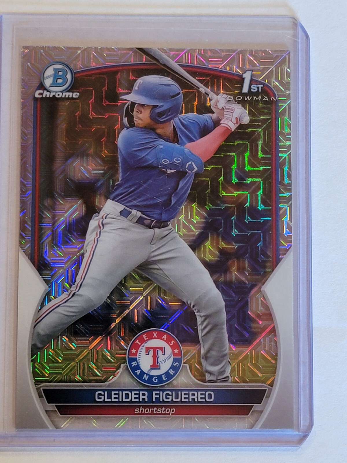 2023 Bowman - Chrome Prospects  Mojo Refractor #BCP-59 Gleider Figuereo (RC) 1st