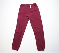 Vintage 70s Streetwear Mens Large Faded Blank Gusseted Sweatpants Joggers USA