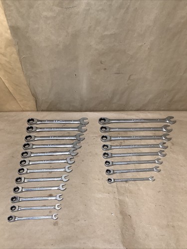 Matco Tools 7GRCXL102-7GRC19M2 20pcs Metric/SAE 72 Teeth Flex Combo Wrench Set - Picture 5 of 23