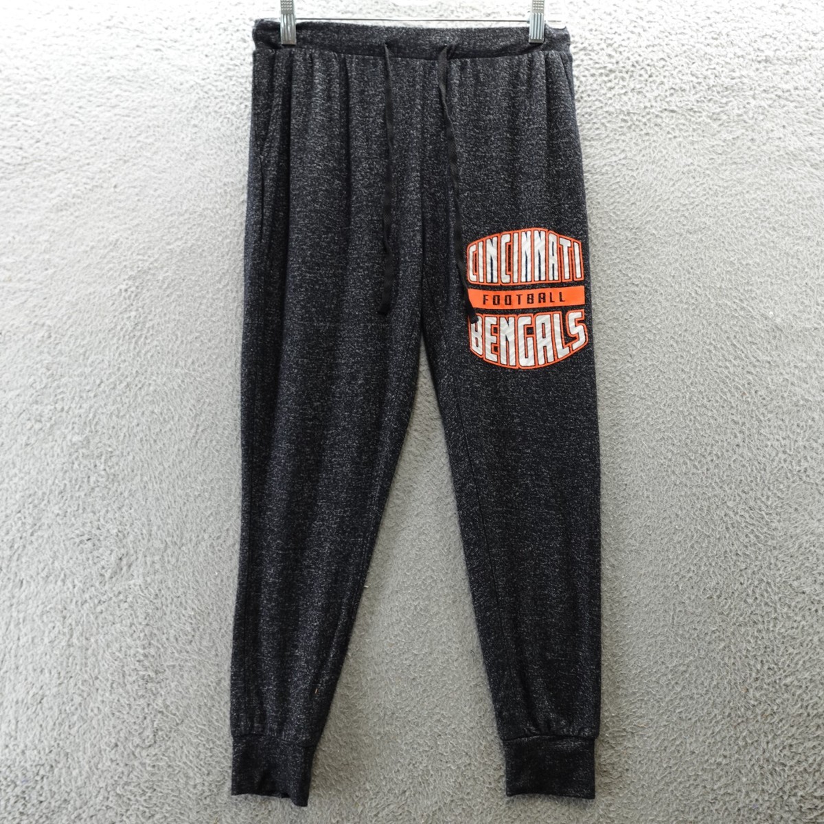 Cincinnati Bengals Sweatpants Women's Medium Gray Outdoor Jogger