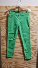 NY&C Ankle legging Sits at Lower Waist Women's Jeans Waist 26 inseam 25 Green