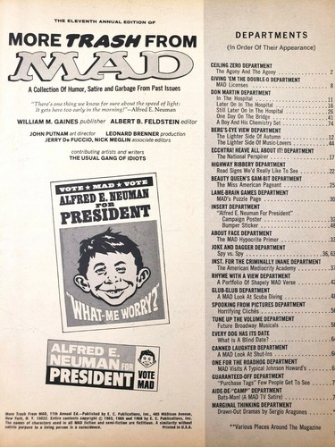 More Trash From MAD #11 E.C. Publications 1968 - Picture 2 of 4