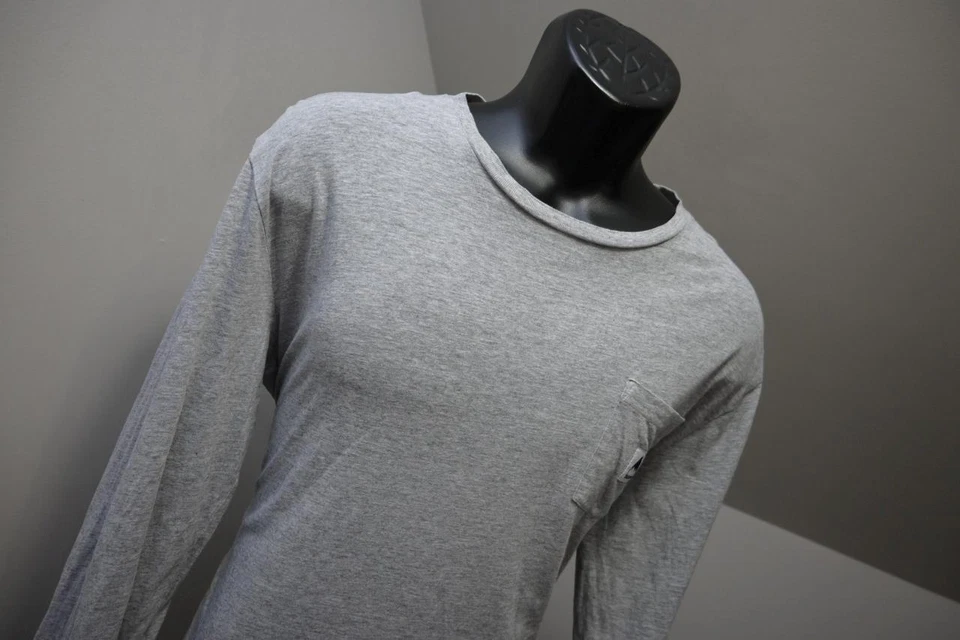 Camiseta Burton Manga Larga Rendimiento Gris Gráfico Para Hombre Talla Mediana Foto 4 de 4