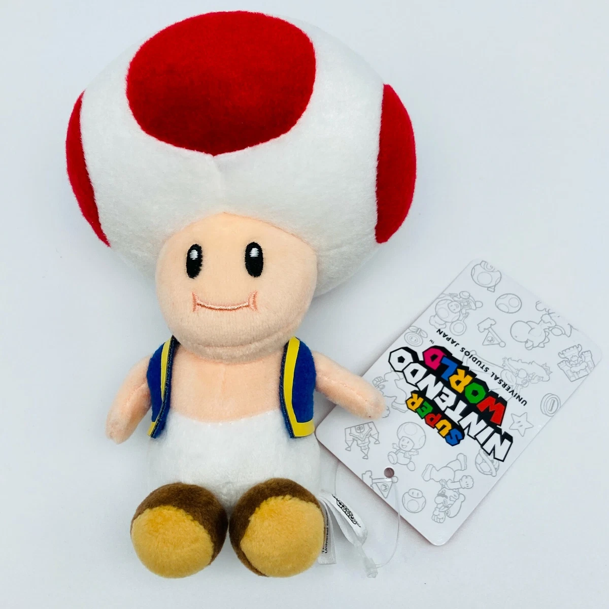 Super Mario Bros Toad Plush Keychain Nintendo World UNIVERSAL STUDIOS JAPAN  2021