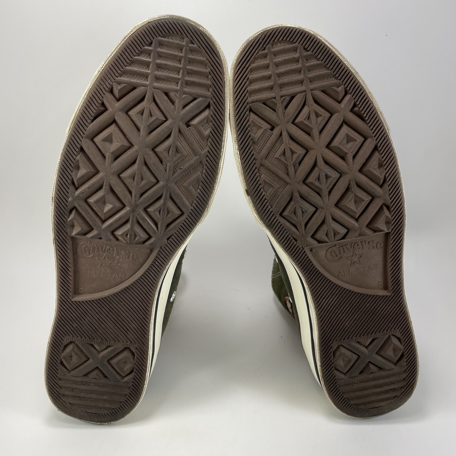 Converse Chuck Taylor 70 HI 'Utility Green' Suede Sneaker Mens Size 8, Womens 10 thumbnail 7