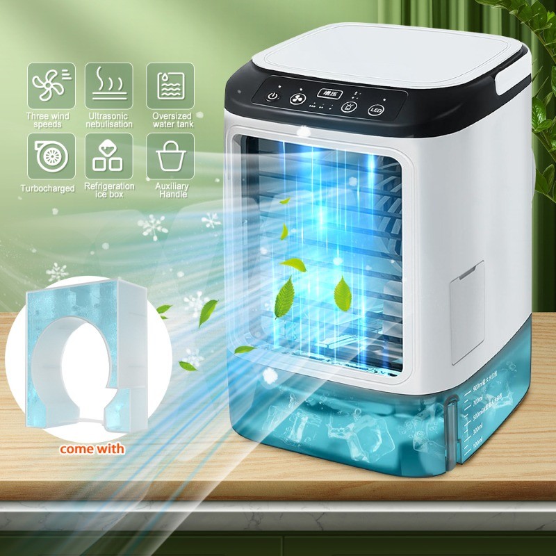 Portable Air Cooler Fan Mini Air Conditioner Personal Usb Cooling Fan Desk Fan