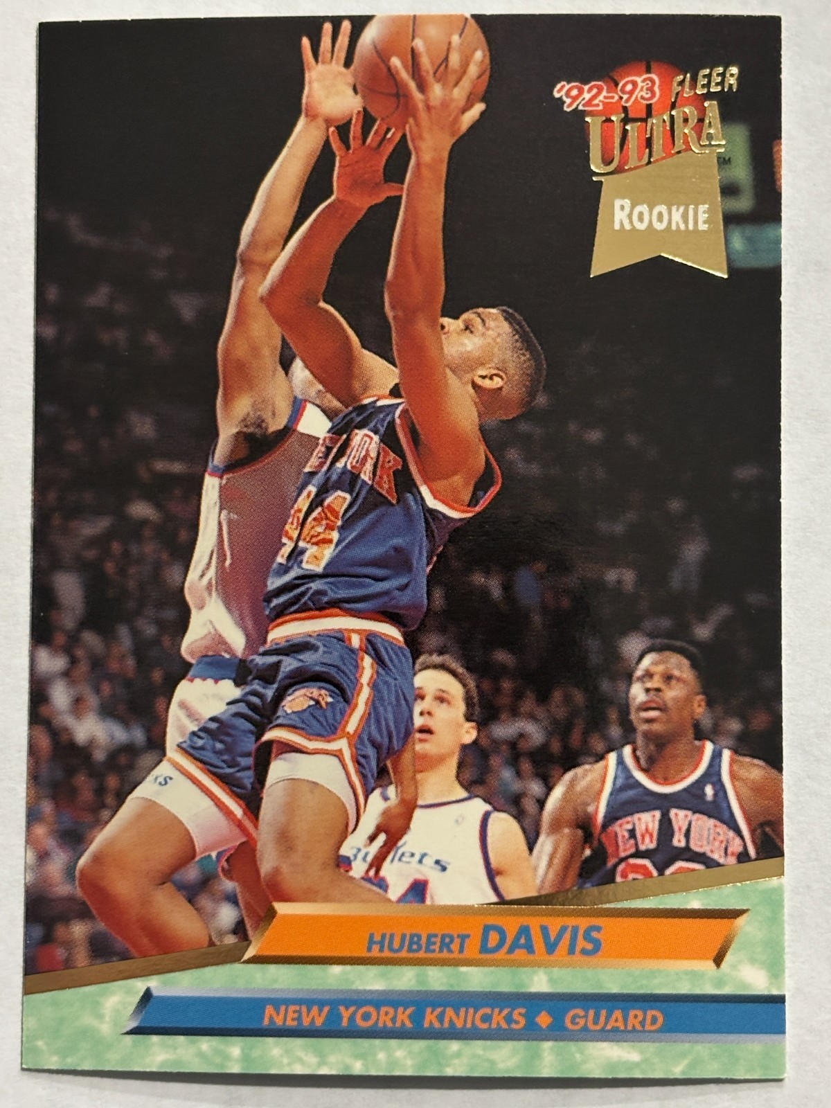 1992-93 Fleer Ultra #321 Hubert Davis New York Knicks