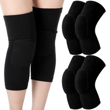 2 Pairs Extended Volleyball Knee Pads Soft Breathable Knee Pads for Men Women...