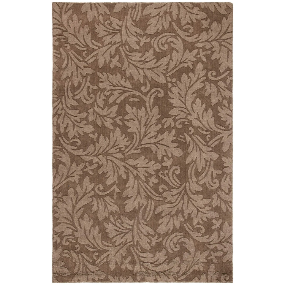 Alfombra Colección Impressions - 6' x 9', Marrón, Lana Hecha a Mano, Ideal para Alta... Foto 2 de 4