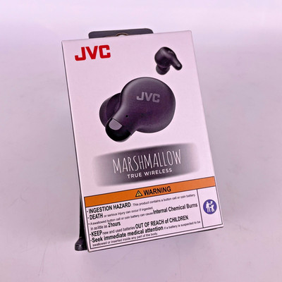 JVC HA-A18T Marshmallow True Wireless Headphones Black NEW!