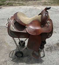 Circle Y 14 inch in Leather pleasure/trail/show/ barrel Western Saddle.