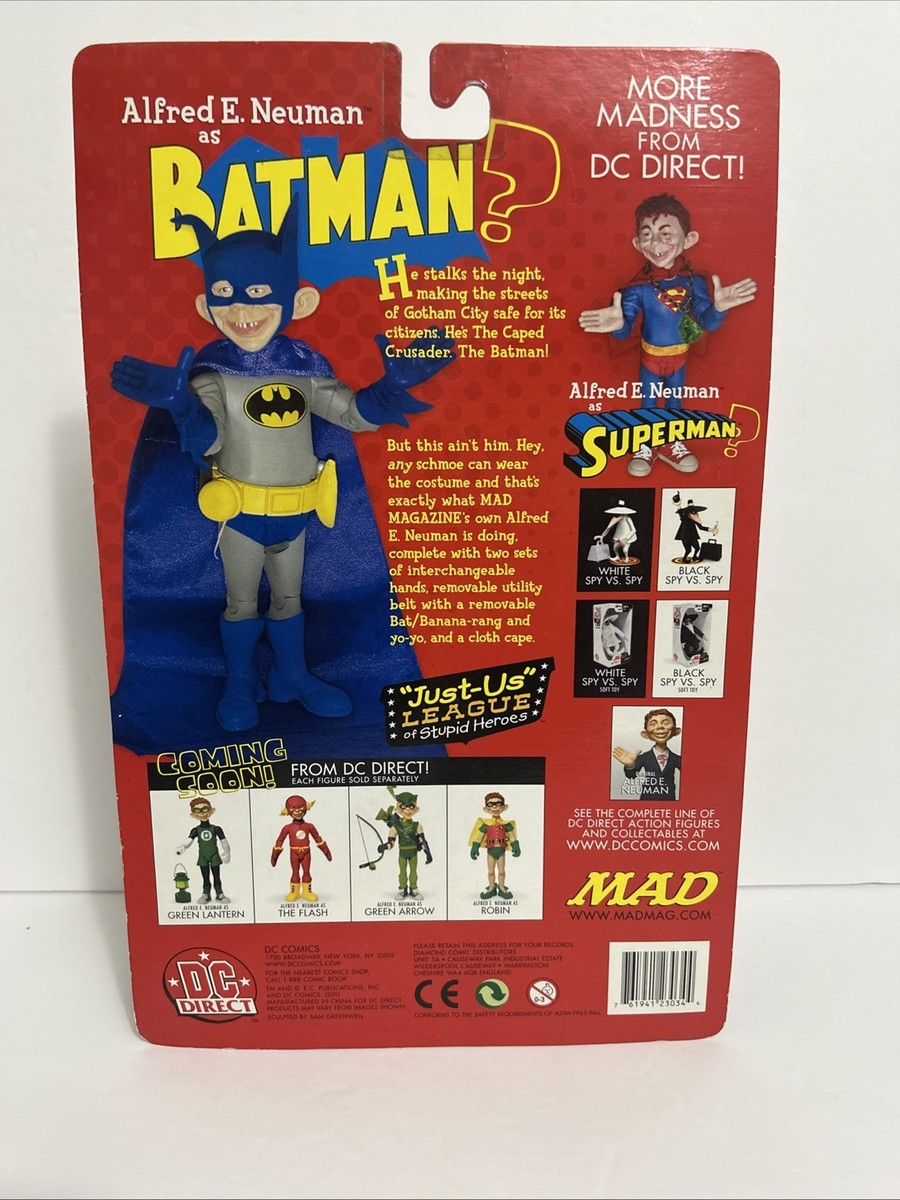 RARE Collectible Mad Mag Series 1 Alfred E Neuman Batman DC