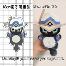 VALORANT Cypher Plushie Stuffed Pillow Toy Doll With Sound Removable Hat Gifts