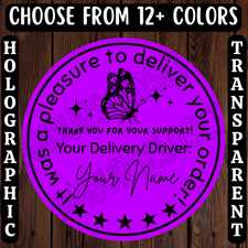 40 INSTACART UberEATS Grubhub STICKERS 2" ROUND LABELS DELIVERY DRIVER DOORDASH