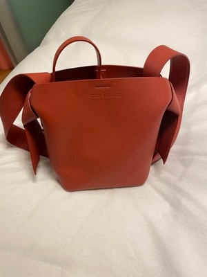 ACNE STUDIOS Musubi Mini 2Way Bag Brown Leather Shoulder Handbag Unused
