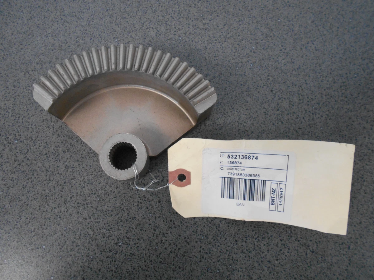 HUSQVARNA SECTOR GEAR PN# 532136874, FITS AYP, POULAN, JONSERED