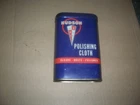 Vintage Advertising Hudson Polishing Cloth Tin Can W/Cloth See Photos