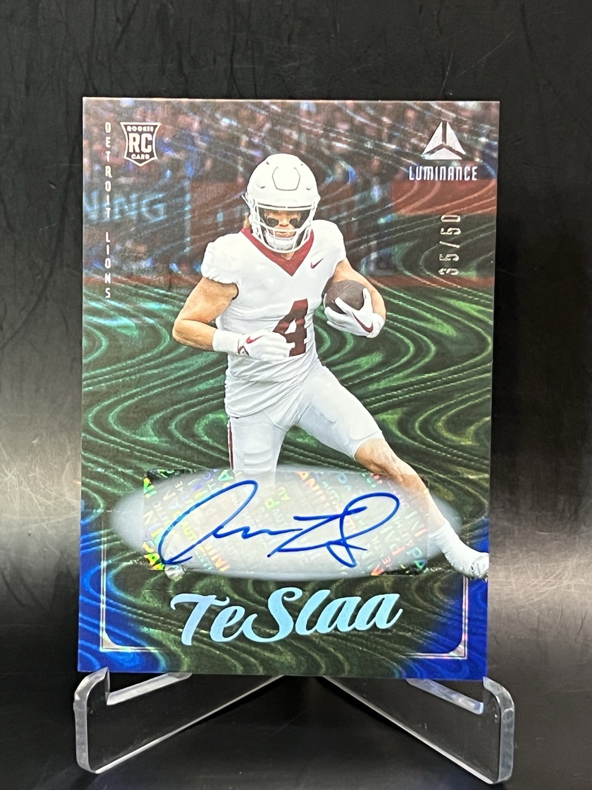 Isaac TeSlaa Panini Luminance #164 Autograph