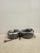 (2) Bizlink 20' DVI/RCA AWM I/II  30V VW-1 Low Voltage Cable LL106336