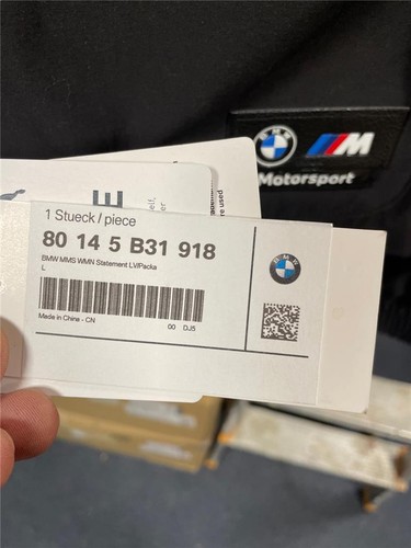 CHAQUETA BMW MOTORSPORT HOMBRE GRANDE NUEVA GENUINA 80145b31918 - Imagen 4 de 7