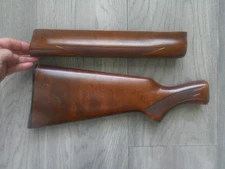 Remington 1100 Wood Checkered Stock Set 12ga & 16ga Buttstock Forend 1187 Good