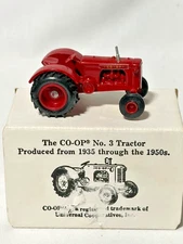 SpecCast CO-OP #3 Red Farm Tractor, Toy Farmer, 1/64, NIB