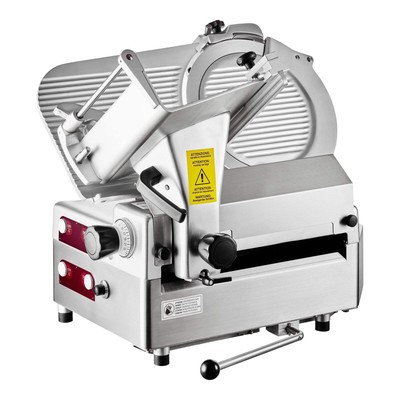 Estella 13'' Heavy-Duty Automatic Meat Slicer with Manual Use Option - 3/4 hp
