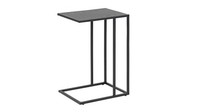 Beistelltisch Seaford Laptop-Tisch Esche Metall Matt Schwarz Couchtisch Industri