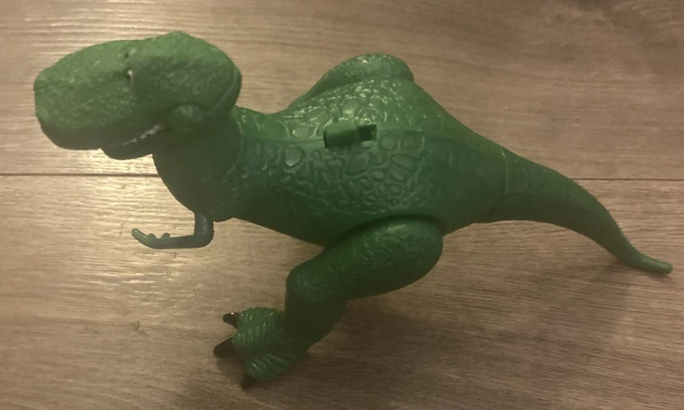 Figura de acción Rex Toy Story Mattel 6" Disney Pixar 2013 boca abierta piernas salto usado en excelente estado Foto 3 de 4