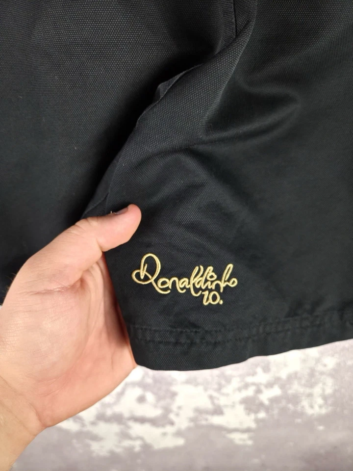 Pantalones Cortos Nike Ronaldinho R10 De Colección Para Hombre Fútbol Raro Negro Talla XL Foto 4 de 4