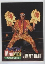 1995 CARDZ WCW Main Event Jimmy Hart #40 HOF 0ad