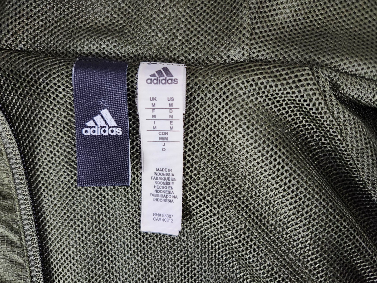 adidas Hooded Performance Lightweight Windbreaker… - image 7